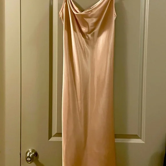 bebe | Dresses | Bnwt Bebe Silk Slip Dress Size Small Champagne Color  Stunning Dress